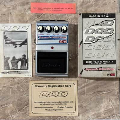 DOD FX747 Supersonic Stereo Flange 1996 - 1998 [NOS - New Old Stock] Silver image 2