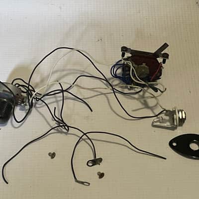 1980's Japan Charvel Jackson Import Model 3DR Series Factory Wiring Harness Electronics w/ Knob image 1