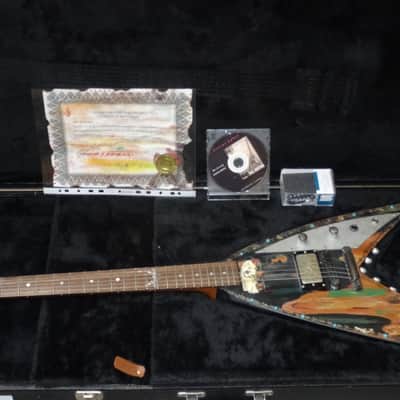 ESP Super V George Lynch Mr. Scary Desert Rose 2009 Limited Run of 3 Handbuilt by George Lynch! image 13