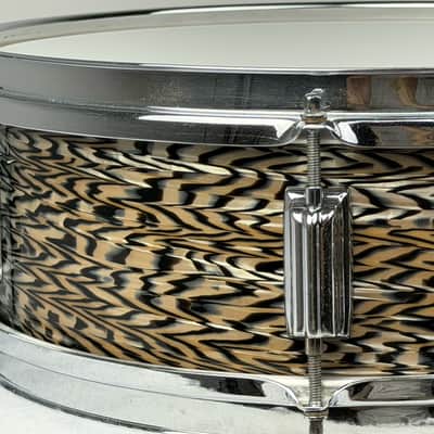 Rogers 5x14" Luxor Cleveland-Era Snare Drum - Black Onyx #7517 image 13