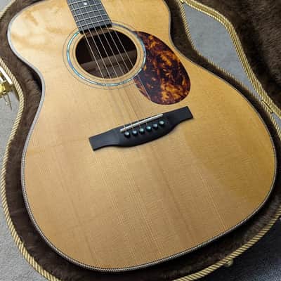Boucher SG-41 GM Acoustic, w/case, setup review, shirt, strap choice & shipping image 1