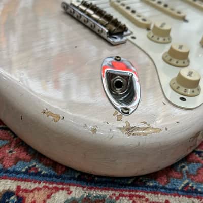 Fender Custom Shop '57 Relic Stratocaster 2022 Aged White Blonde image 6