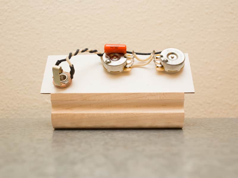 Polaris Prewired P Bass Wiring Harness - CTS Pots, .047 uF Orange Drop Capacitor, Switchcraft Jack image 1