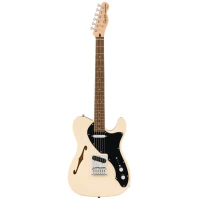 Fender Squier Affinity Series Telecaster Thinline in Olympic White image 5