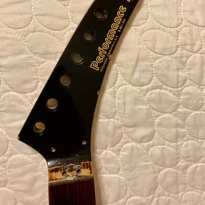 Performance Banana headstock Maple neck 1990 Black head image 1