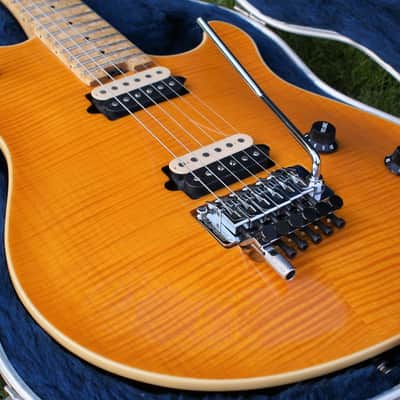 Mint Condition USA Peavey Wolfgang EVH Trans Amber with 'D-Tuna' & OHC image 17