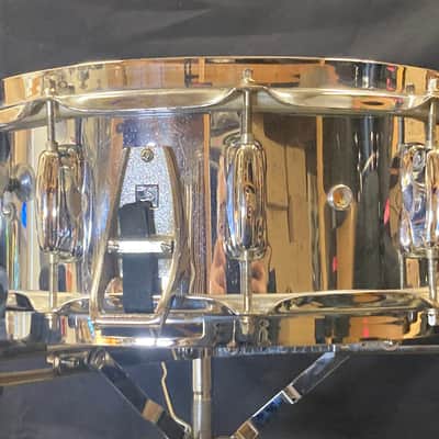 Slingerland - Mid 70s 5.5x14" TDR Snare Drum, 10-Lug Chrome Over Wood image 9