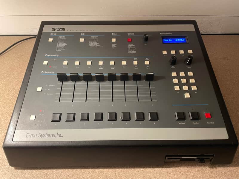 E-MU Systems SP-1200 8-Voice Drum Sampler 1987 - 1996 Black image 1