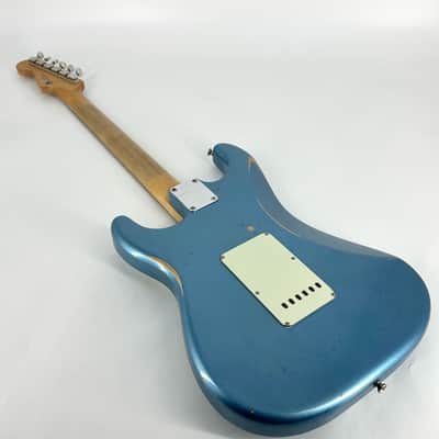 2021 Fender Vintera Road Worn 60’s Stratocaster – Lake Placid Blue image 3