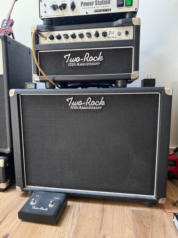 Rare Two Rock 10th Anniversary J-2 head and matching cab Serial #002 image 1