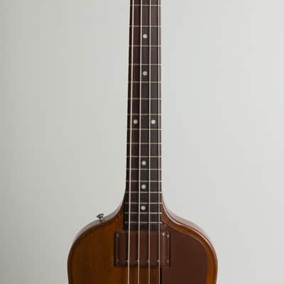 Gibson  EB-1 Electric Bass Guitar (1954), ser. #4-0216, original brown hard shell case. image 8