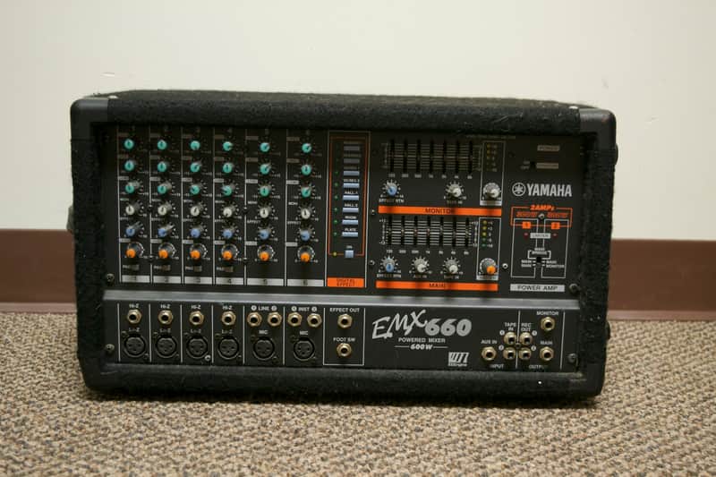 Yamaha EMX660 600W 6-Channel Powered Mixer | Reverb