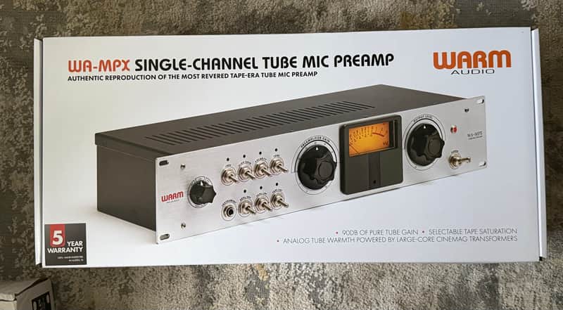 Warm Audio WA-MPX 1-Channel Microphone Preamp 2023 - Present - Silver image 1