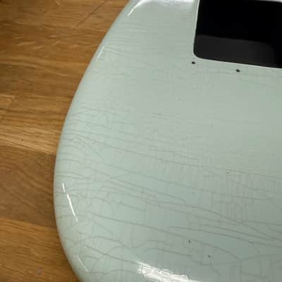 Kohlin Guitars JZ Offset replacement body Nitro Relic Faded Sonic Blue Made in Sweden image 4