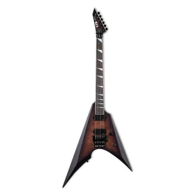 ESP LTD Arrow-1000QM Electric Guitar - Dark Brown Sunburst image 2