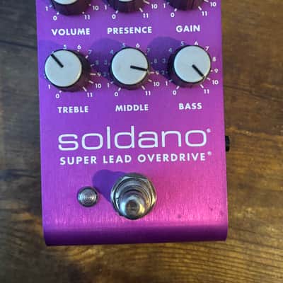 Soldano SLO Pedal Limited Edition 2022 - Anodized Purple image 1