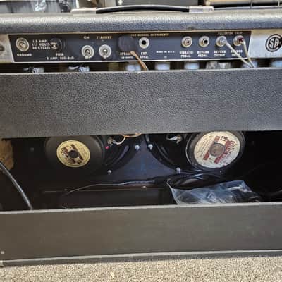 Fender Pro Reverb 2-Channel 40-Watt 2x12" Guitar Combo 1966 - Black Panel Bild 16