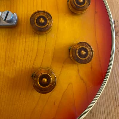 Burny Single Cutaway Custom RLC-75 AF 3 Pickup w/ Original Case 1990's Sunburst Ace Frehley image 18