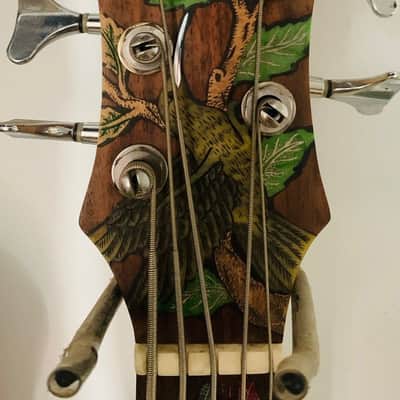 Blueberry Handmade Five-String Electric Bass Guitar with Seymour Duncan Bassline Pickups image 6