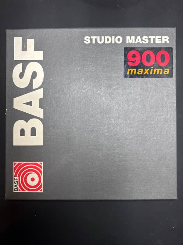 BASF STUDIO MASTER MAXIMA 900 EMTEC Audio Tape Metal Reel, Box image 1
