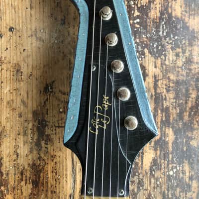 Loïc Le Pape Fire Steelbird Guitar Relic Blue image 4