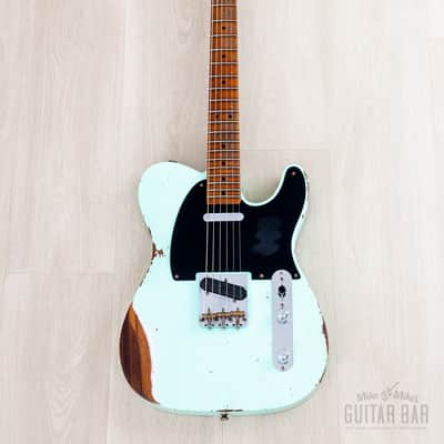 2023 Fender Custom Shop ‘52 Telecaster Roasted Heavy Relic Surf Green w/ Streamlined U Neck image 2