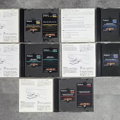 5 Roland JD-800 Sound Library Cards image 2