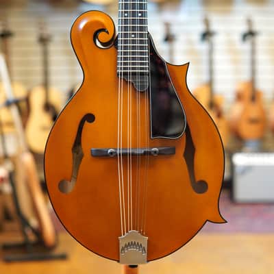 Northfield NFS-F5 F-Style F5 Standard Mandolin Amber w/Wide Nut, Scroll Inlay, Hard Case image 1