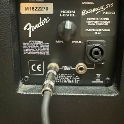 Fender Bassman 100T Head + 810 Neo Cab 2013 - Black image 6
