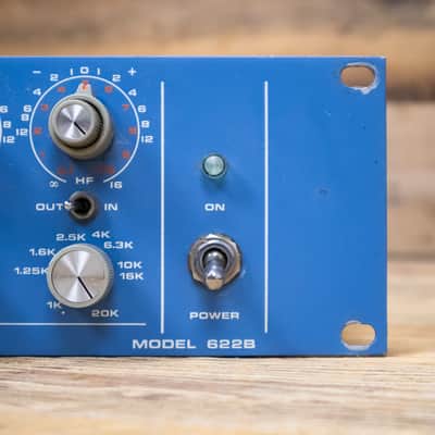 Orban 622B Stereo Parametric Equalizer 2-Channel Dual 622-B EQ Blue Face U283374 image 3