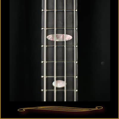 Alembic Stanley Clarke Deluxe in Buckeye Burl with Side LEDs Natural image 4