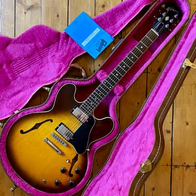 Gibson ES-335 Dot 1989 *Rare* Ebony Fretboard Vintage Sunburst image 5