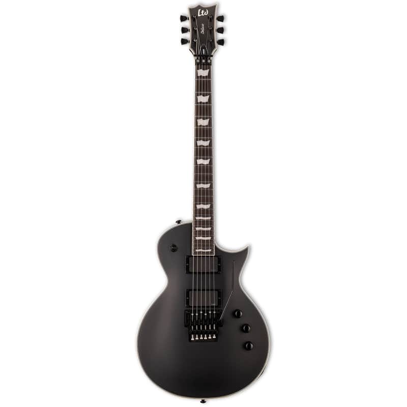 ESP LTD EC-1000FR Black Satin Electric Guitar B-Stock EC-1000 FR EC1000FR Floyd Rose image 1