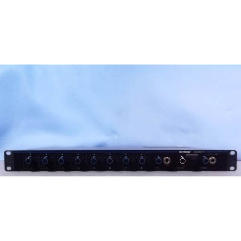 Shure SCM810 8-Channel Automatic Mic Mixer with EQ image 1