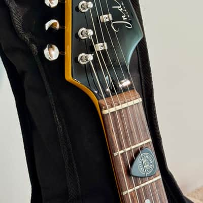 Vintage Indy Custom Shop Elite IC-S100 Black MUSTANG with Competition Stripe! image 8