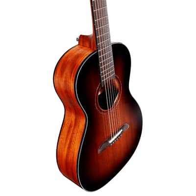 Alvarez Model AP66 Solid Top Acoustic Parlor Size Guitar, Shadowburst Finish image 3