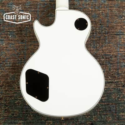 1990 Greco EGW-700 Les Paul Custom Made in Japan Alpine White image 3