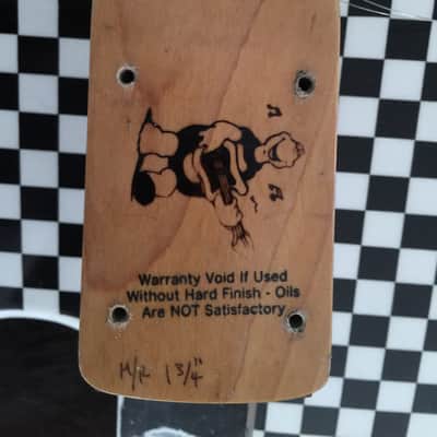 Charvel Boogie Bodies Warmoth Custom early 80's Hand Painted Checkerboard image 7