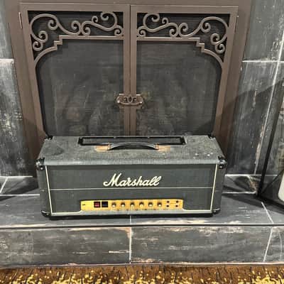 78 Marshall JMP 1992 Super Bass 2-Channel 100-Watt Guitar / Bass Amp Head 1978-Black image 1