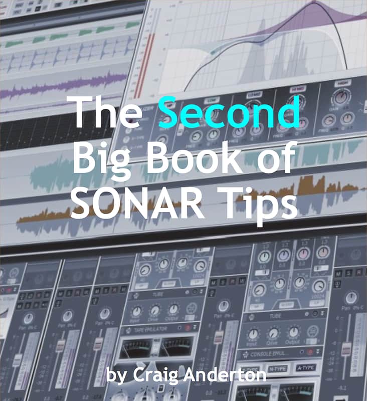 eBook: The Second Big Book of SONAR Tips by Craig Anderton image 1