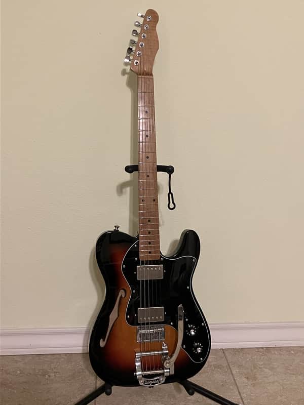Partscaster - Thinline Telecaster HH Bigsby image 1