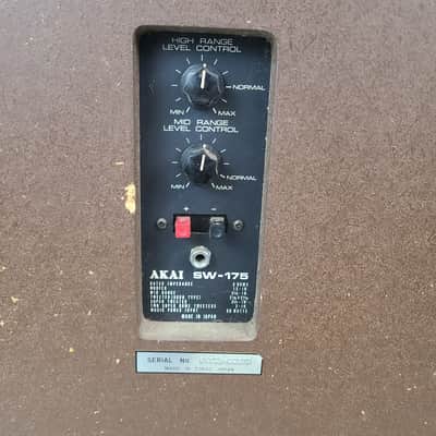 Akai SW- 175 Vintage Speaker (Pair) image 9