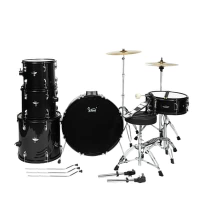 🎸5 Piece Full Size Acoustic Drum Kit with Snare, Cymbal, and Throne🎸 image 1