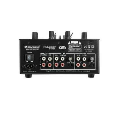 Omnitronic PM-222P 2-Channel DJ Mixer With Bluetooth & MP3 Player (black) (B-STOCK) image 6