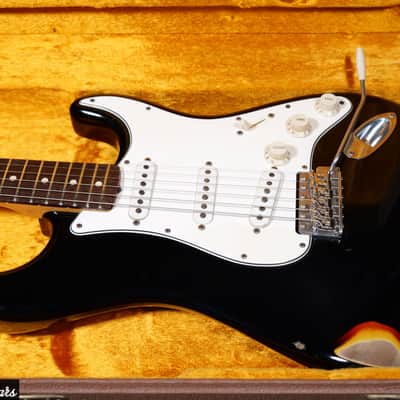 2006 Fender Custom Shop Relic 1960 Stratocaster Black over Sunburst image 6