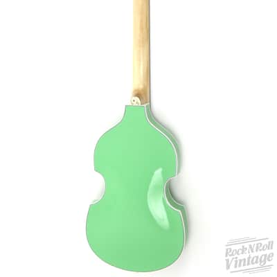 Hofner 500/1 Gold Label Violin Bass Surf Green B-Stock image 5
