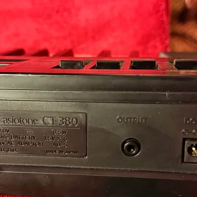 Casio Casio CT-380 210 Sound Tonebank  1980s - Black image 7