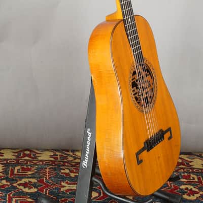 Baroque Deco Parlor Guitar 1920s - Natural image 9
