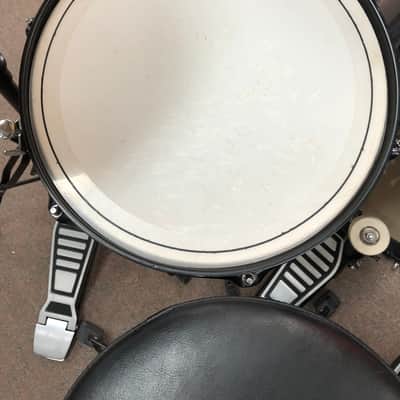 Ludwig LC178X016 Pocket Kit Drum Set with Cymbals and Throne - Black Sparkle image 7