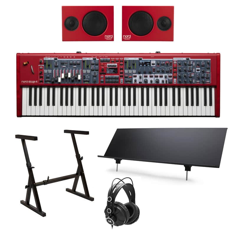 Nord Stage 4 HA73 73-Key Fully-Weighted Keyboard with Monitor V2 (Pair) Bundle image 1